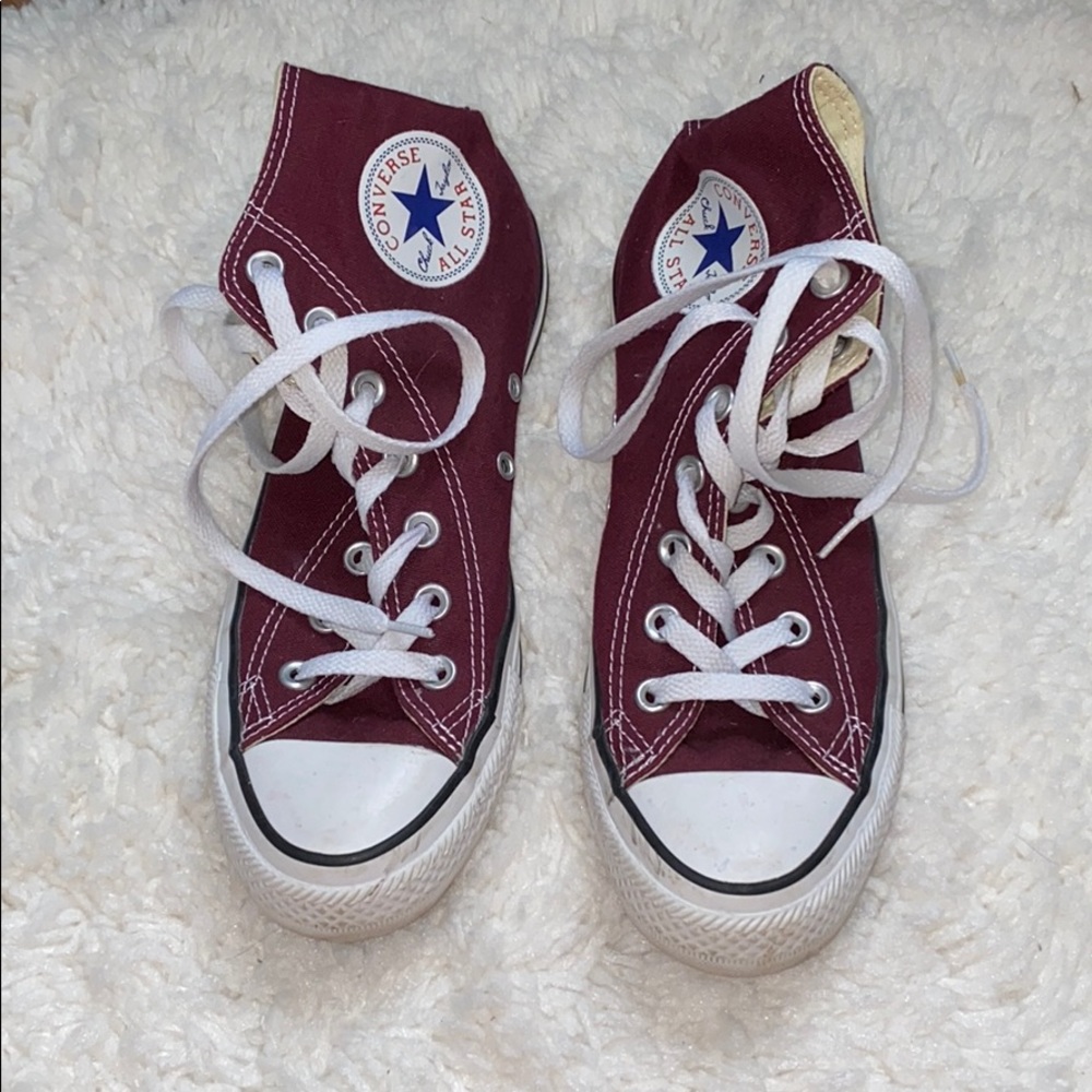 Maroon Converse